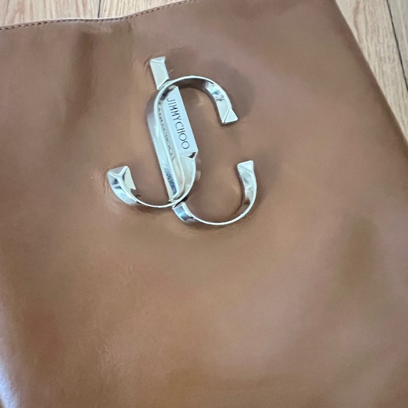 Jimmy Choo Tan Leather Mahesa 100 Knee Length Boots Size35 - Picture 2 of 4